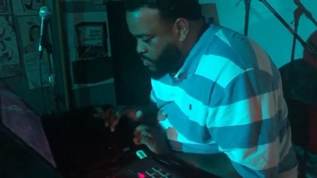Posted @withrepost • @ronnieboykinjunior Kickin things off at The HMS Listening Party up in Milwaukee none other than the Waffle King himself, Awdazcate giving folks a taste of some of his ill beats